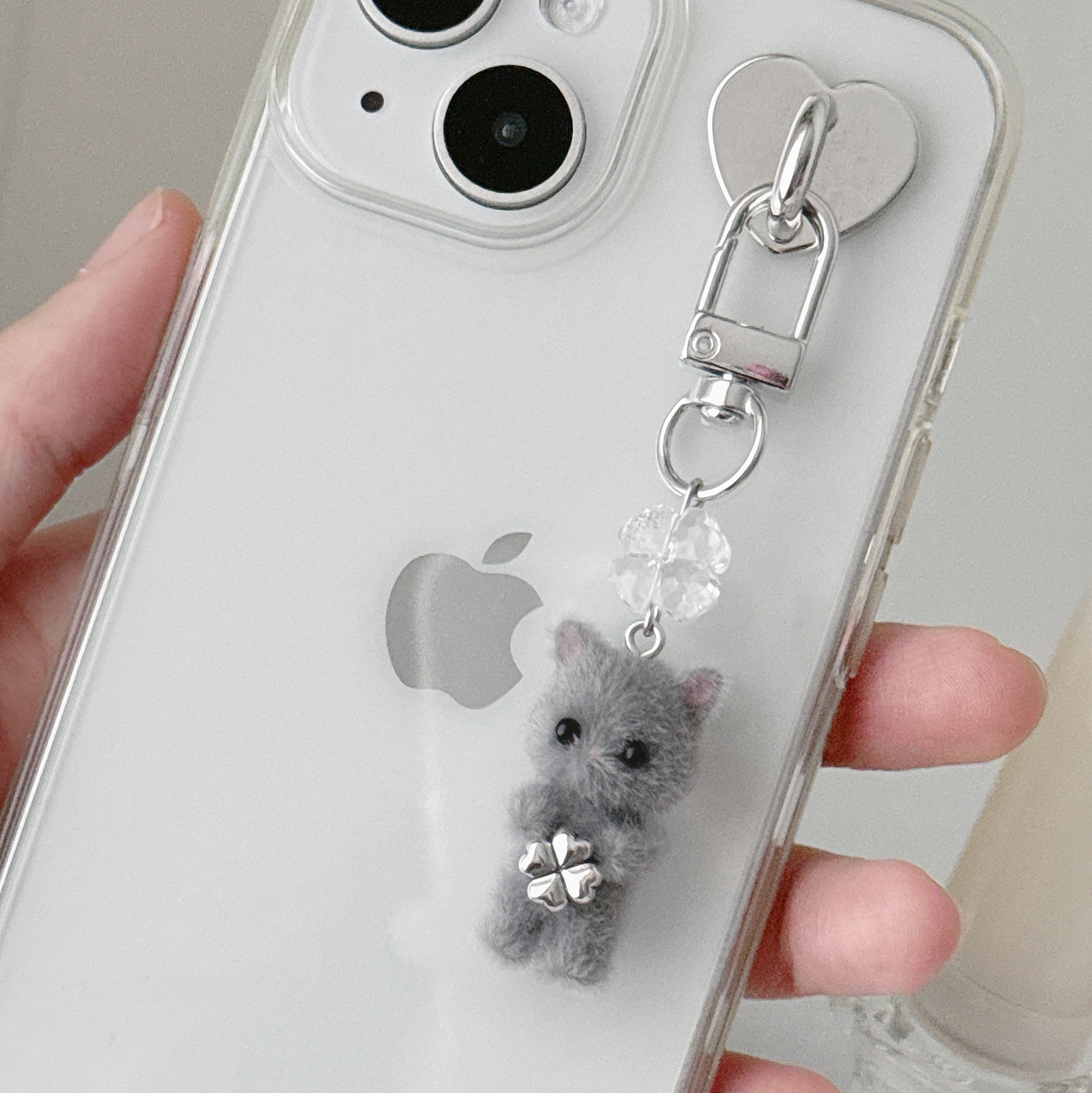 럭키 클로버 플러피 고양이 키링 8.jpg